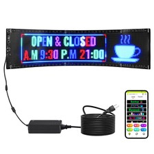 VEVOR LED Display Programmierbar Nachricht Schild 835x200mm Bewegen Beleuchtung