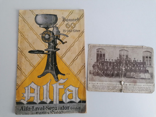 Altes werbeprospekt orig alfa - orig.,