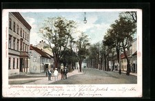 Ansichtskarte Ilmenau, Lindenstrasse mit Hotel Tanne 1902 