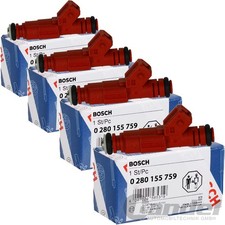 4x BOSCH EINSPRITZDÜSE 0 280