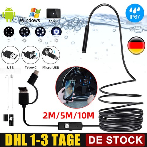 10m usb endoskop kamera 5mm - 10m,