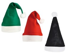 Weihnachtsmütze Nikolaus Mütze Bommel rot grün Weihnachtsmarkt Christmas *