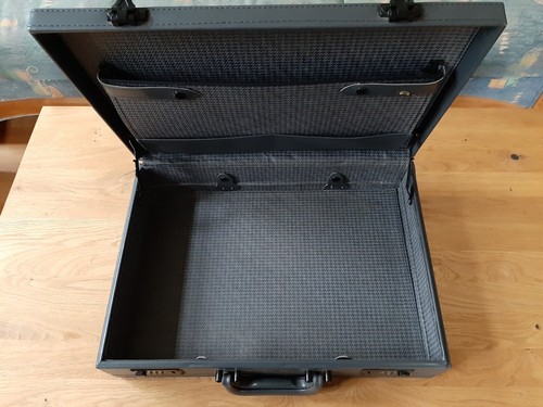 Vintage leder aktenkoffer - vintage, leder-aktenkoffer