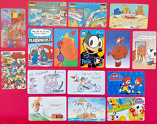 16 Telefonkarten Deutschland Comic Kuns Maus Fix&Foxi Felix Marvel  Konvolut W10