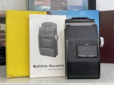 Plaubel RADA 6×9 Rollfilmkassette 6 X 9 roll film cassette Platte near mint OVP