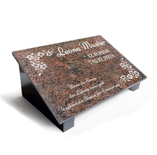Granit grabstein multicolor - granit,
