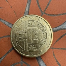 50- Euro Cent Österreich 2002 Umlaufmünze Kursmünze Gedenkmünze Sammelmünze 