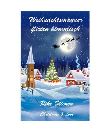 Weihnachtsmänner flirten