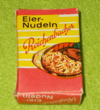 Alte Pappschachtel Reichenbacher Eiernudeln ? Kaufladen Puppenhaus Schaupackung