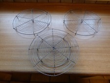Tortengitter 3 Stück Vintage rund Torten- oder Kuchenabkühlgitter