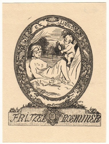 Monogrammist exlibris - monogrammist, p":