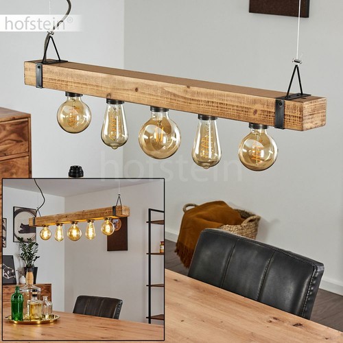 Holz pendel leuchten vintage - holz,