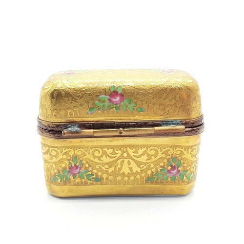 Vintage limoges emaille etui - limoges,