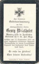 Foto WK I Sterbebild deutscher