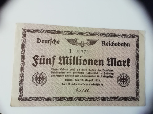 Millionen mark 1923 deutsche - 1923,