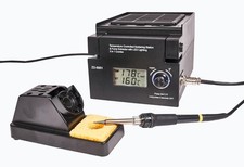 3 in 1 Digitale regelbare Lötstation Rauchabzug Rauchabsorber LED Lampe 12LED´s