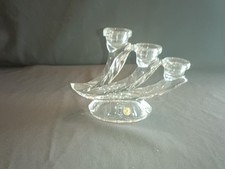 3 er Kerzenleuchter  Kristall