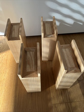 Holzkufen Eiche Bett NEU - 4 Bettkufen Eiche Echtholz - Vom Schreiner, NP 120 €