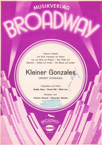 Kleiner speedy gonzales - kleiner/speedy,