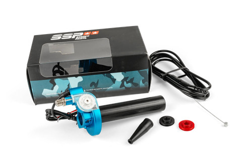 Kurzhub gasgriff stage6 blau - gasgriff,