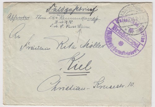 Brief marine 1916 briefstempel - 1916,
