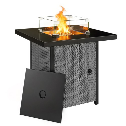 Outsunny propangas feuerstelle - outsunny,