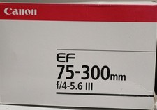 Canon EF 75-300mm f4.0-5.6 iii