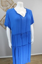 NEU? bonprix ? Tunika Blusen Kleid 56 Royal blau wie Musselin ?