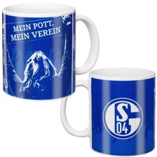 FC Schalke 04 Tasse Mein Pott, mein Verein Kaffeetasse Kaffeebecher Fanartikel