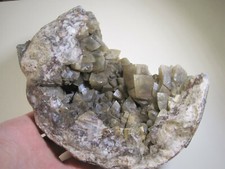 +++ grosse Druse: Calcit xx -- Stbr. Juchem, Idar-Oberstein, Rheinland-Pfalz +++