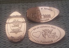 Elongated Coin Farnstädt Satz