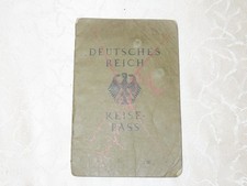 Reisepass Deutsches Reich mit vielen Stempeln ! E