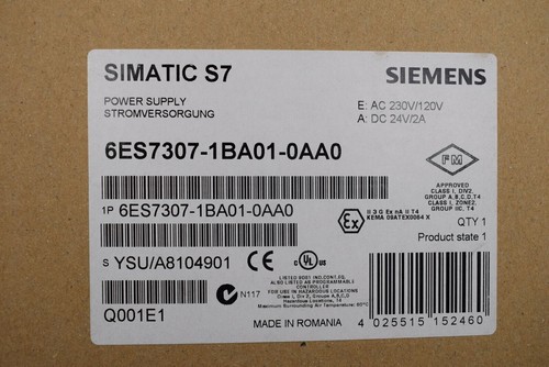 6es7307 1ba01 0aa0 1pc - 1pc, neu