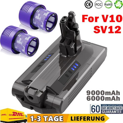 9000mah akku für dyson v10 - akku,
