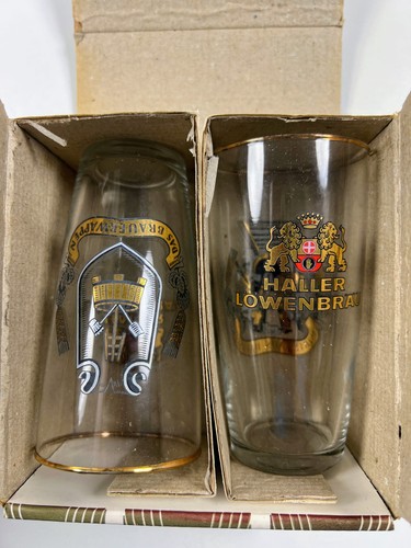 Haller löwenbräu gläser - 2x,