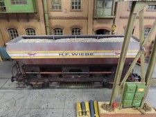 (1KIM223) Märklin 58298 Spur 1 Selbstentladewagen WIEBE, OVP, patiniert von A...