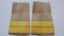 Bundeswehr Rangschlaufen Marine gelb auf Khaki Oberleutnant 1 paar