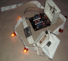 Original DDR Verkehrspolizei -Koppel , Signal, Leucht -,Warn- Blinkgürtel ABV ,