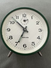 Dugena Wecker mechanisch mit Handaufzug Alarm Clock Made in Germany - Grün UR2