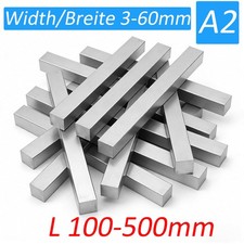 Edelstahl V2A Vierkantstahl