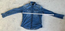 Diesel, Jeanshemd, blau, used