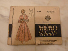Schnitt Schnittmuster WEMO Schnitt 30er/40er Jahre G 16376