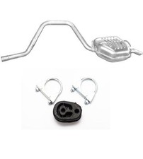 Endschalldämpfer Auspuff für Ford Mondeo 1.6-1.8i Kombi 89-116 PS + Anbausatz