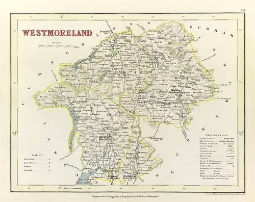 Karte von westmoreland - von,
