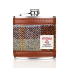 Harris Tweed Flachmann aus