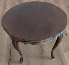 Beistelltisch, Holz, dunkelbraun, elegant, Vintage