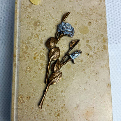Steinbuch naturstein bronze - steinbuch,
