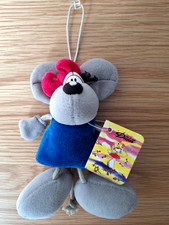 Diddl Maus Diddlina Anhänger Saugnapf mit Etikett Depesche 90er vintage Sammler