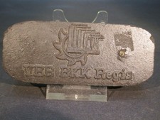 DDR Reklame - Brikett VEB BKK Regis - DDR Werbeartikel