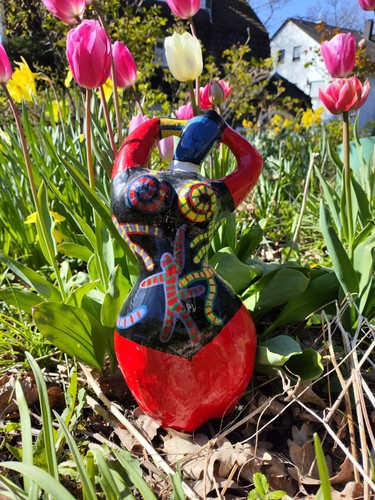 Pappmaché figur nana hommage - figur,